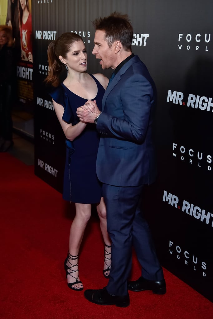 Anna Kendrick and Sam Rockwell at Mr. Right NYC Premiere