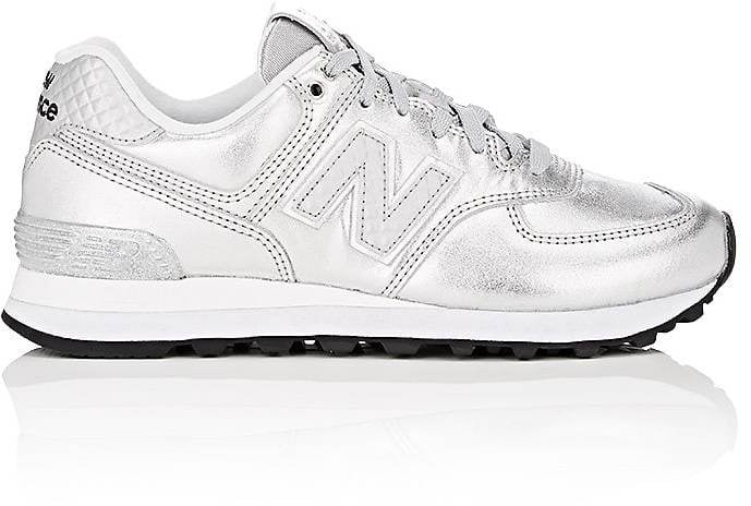 New Balance Women's 574 Metallic Leather Sneakers