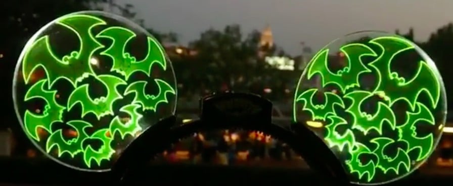 Light-Up Halloween Mickey Ears at Disneyland