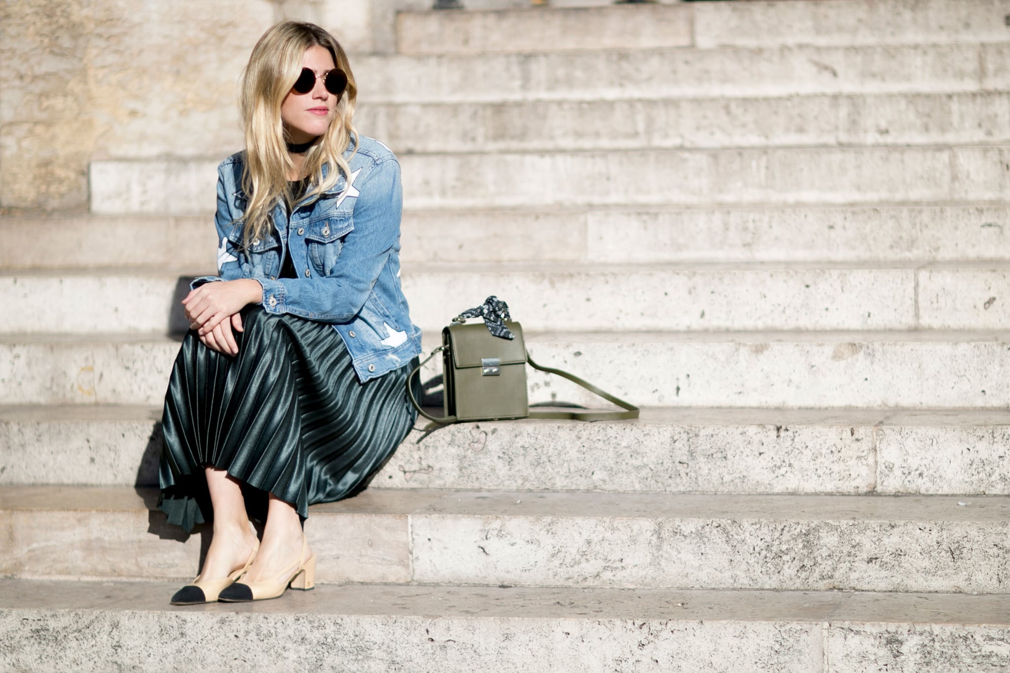 chanel shoes street style