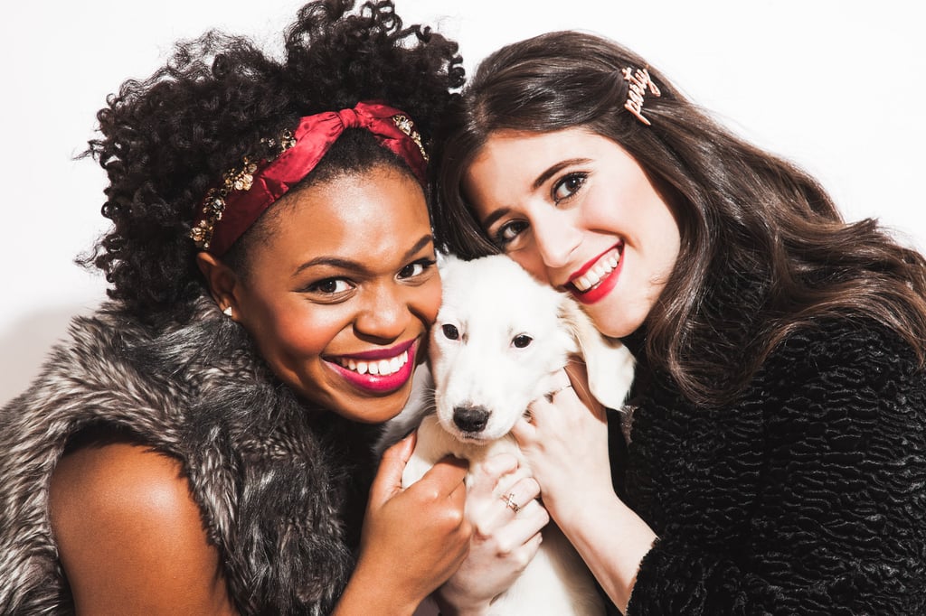 Puppies and Holiday Hair Accessories