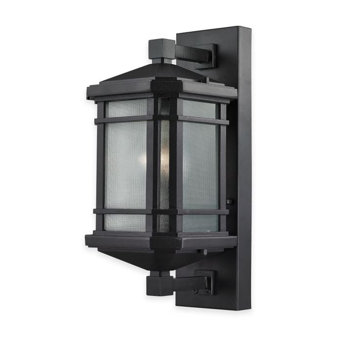 Lowell Light Wall-Mount Outdoor Sconce in Matte Black