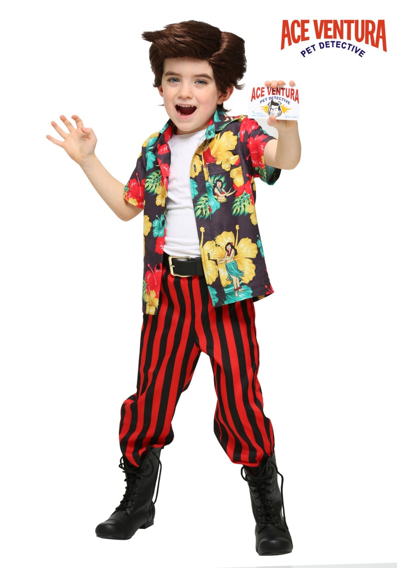 Ace Ventura Costume With Wig For Toddlers