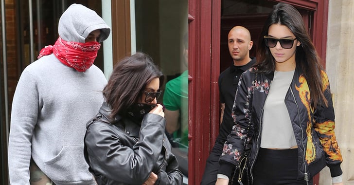 Kardashian Family in Paris For Kim and Kanye's Wedding | POPSUGAR Celebrity