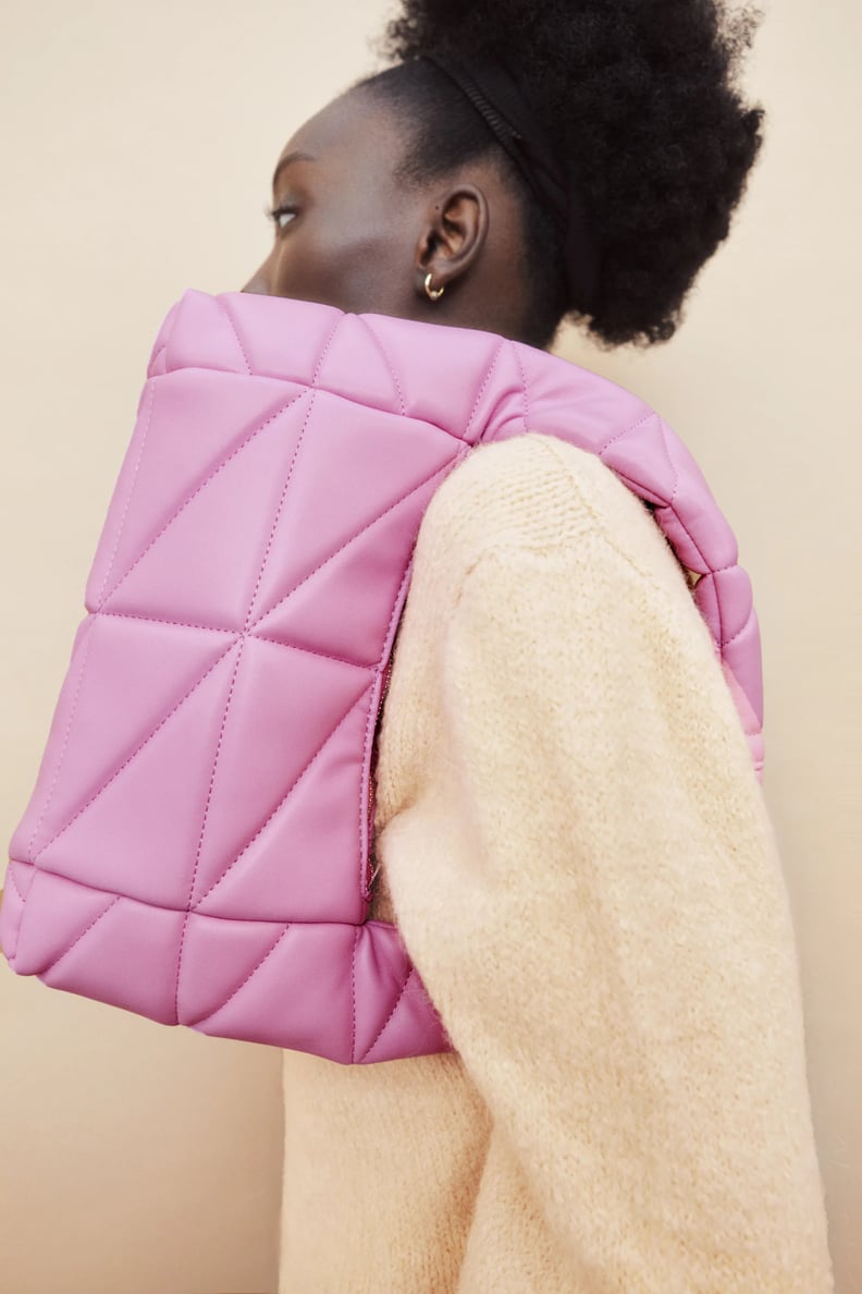 A Pink Statement: Quilted Shoulder Bag