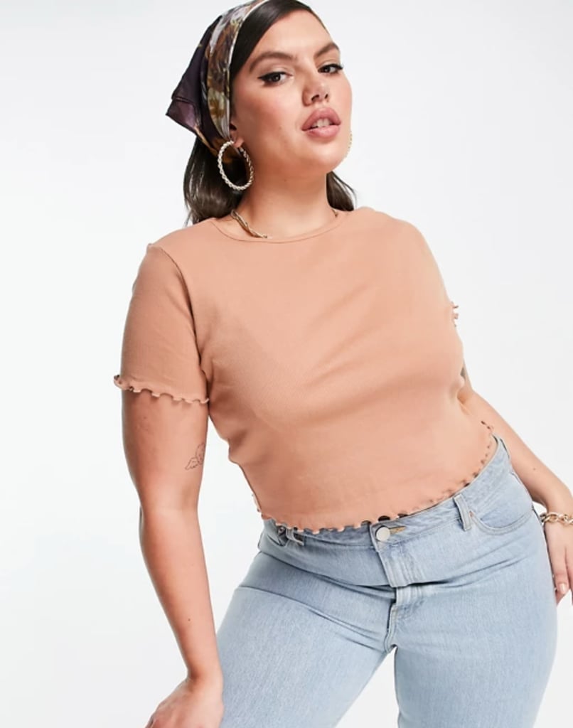 ASOS Design Crop Fitted T-Shirt