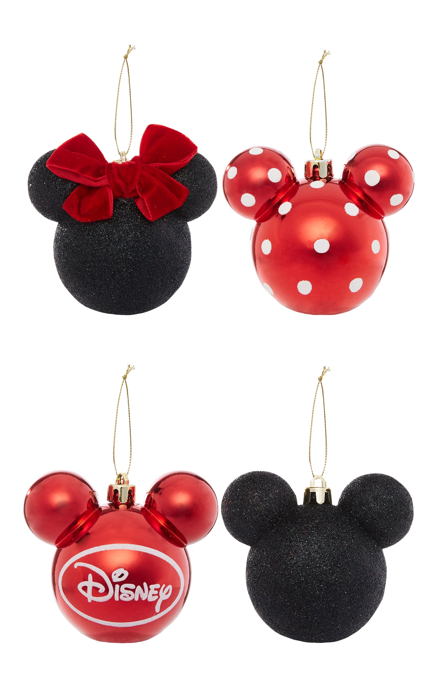 Primark Disney Mickey & Minnie Mouse Christmas All Occasions Decoration Baubles 