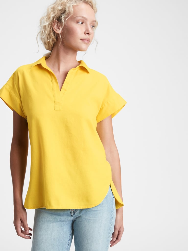 Gap Collared Popover Top