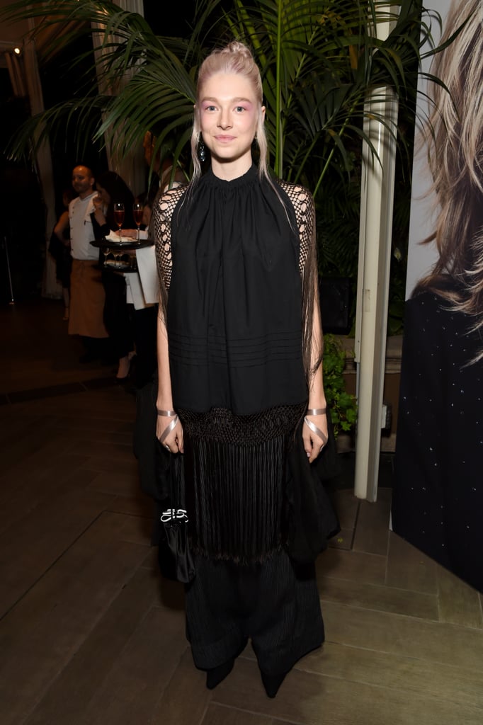 Hunter Schafer's Pink Hair and Makeup at the Elle Event