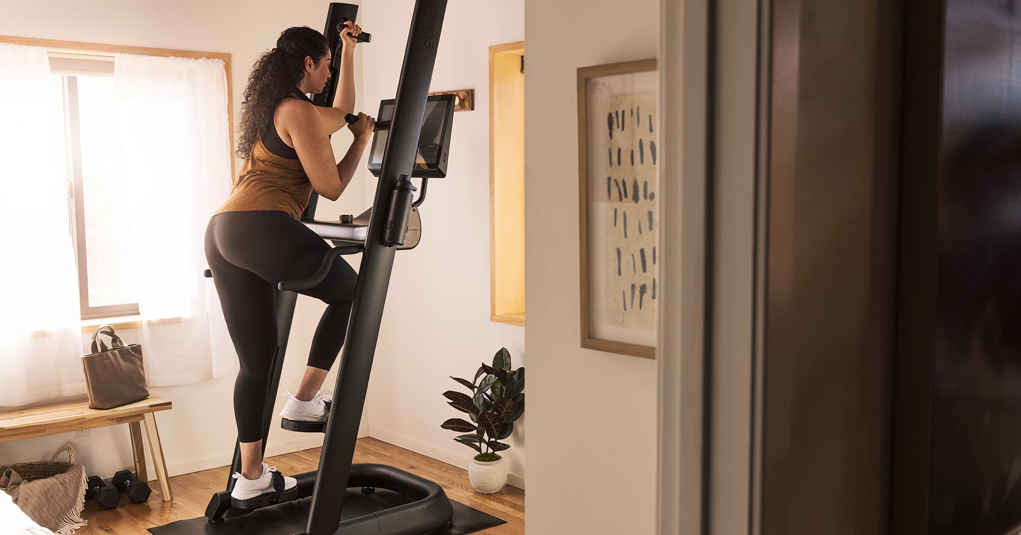 Wall climber exercise machine store