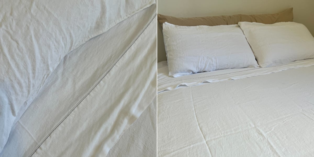 Parachute Heirloom Tencel Linen Sheets Review PS Home