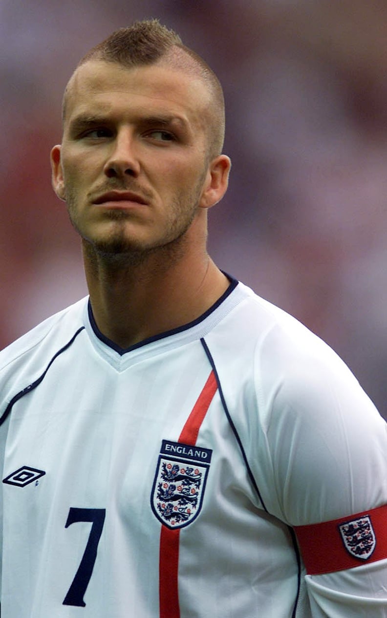 David Beckham Hair: The Mini Mohawk, 2001