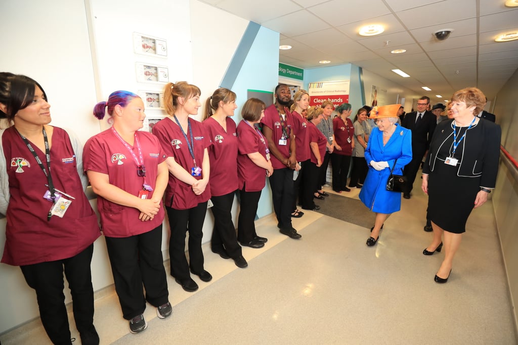 Queen Elizabeth II Visiting Manchester Victims in Hospital