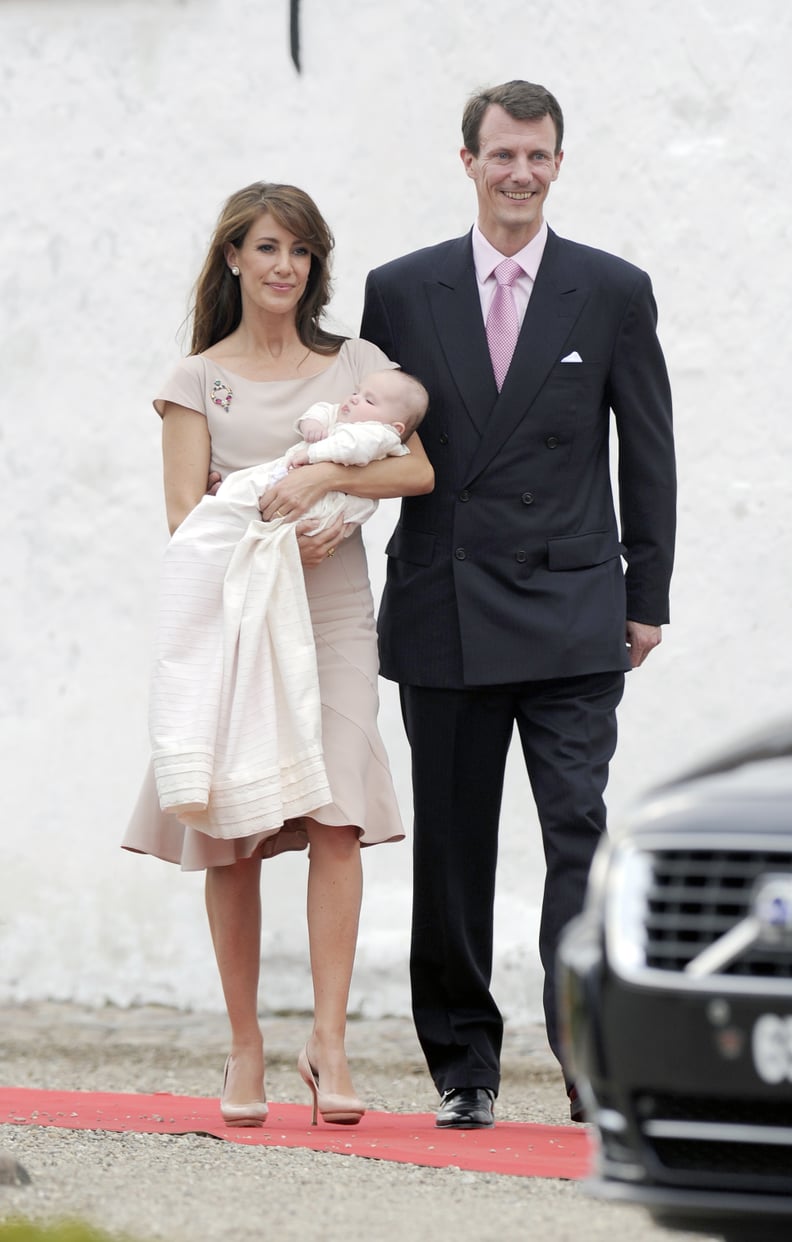 Her Christening Dress Was Neutral, Since It Was Her Daughter Princess Athena's Special Day