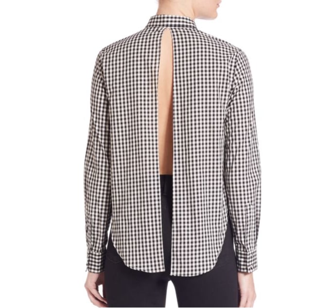 Kendall + Kylie Gingham Open-Back Shirt ($36)