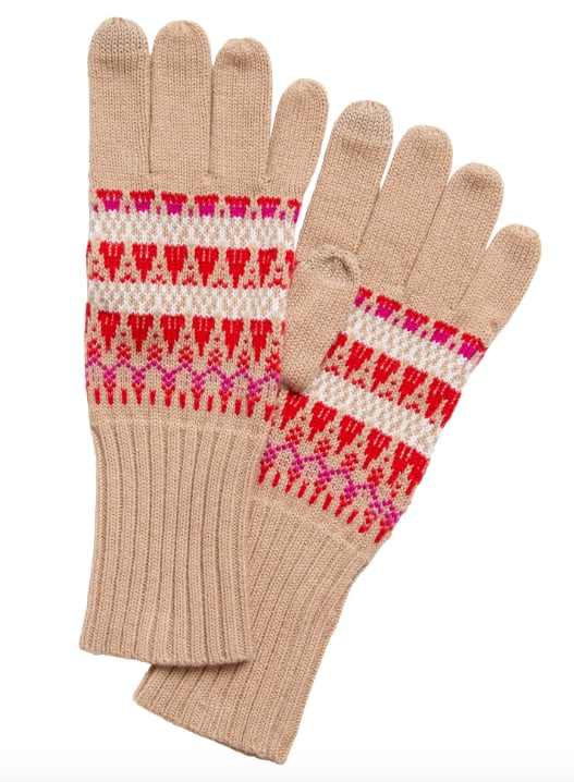 Fair Isle Knit Gloves