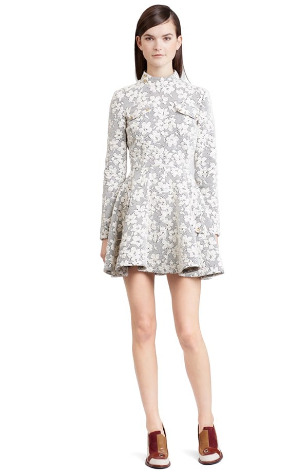 J.W.Anderson Mock Neck Floral Jersey Skater Dress ($1,385)