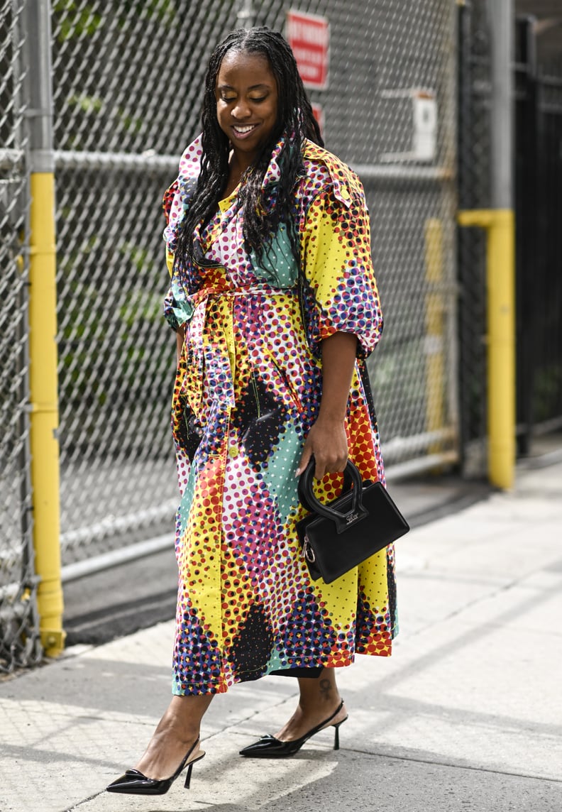 New York Fashion Week Street Style Spring 2024 Trend: Prints