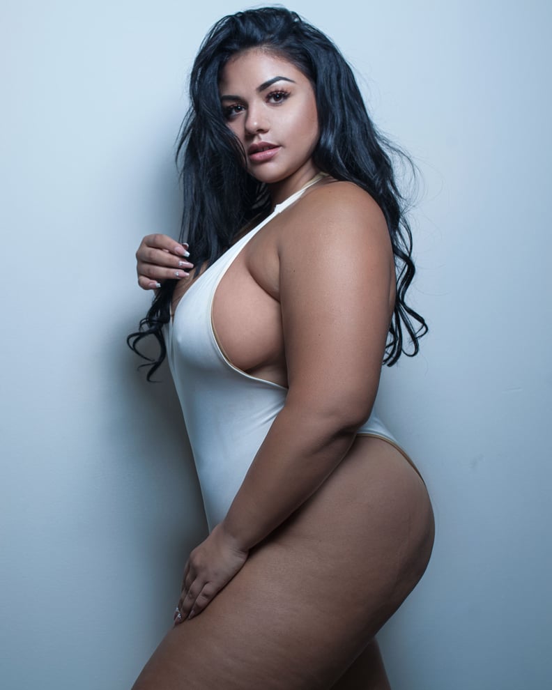 Plus-Size Model Diana Sirokai Re-Created Kim Kardashian's Photo Shoot