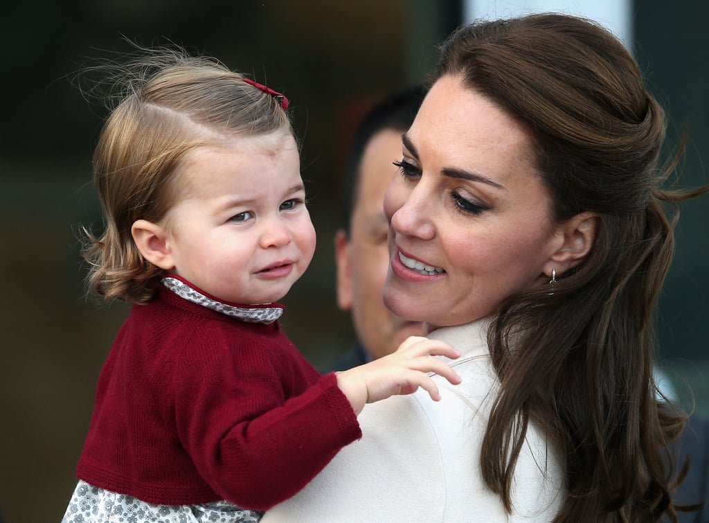 Kate and Charlotte have pretty much the same expression here, but what's Charlotte looking at?