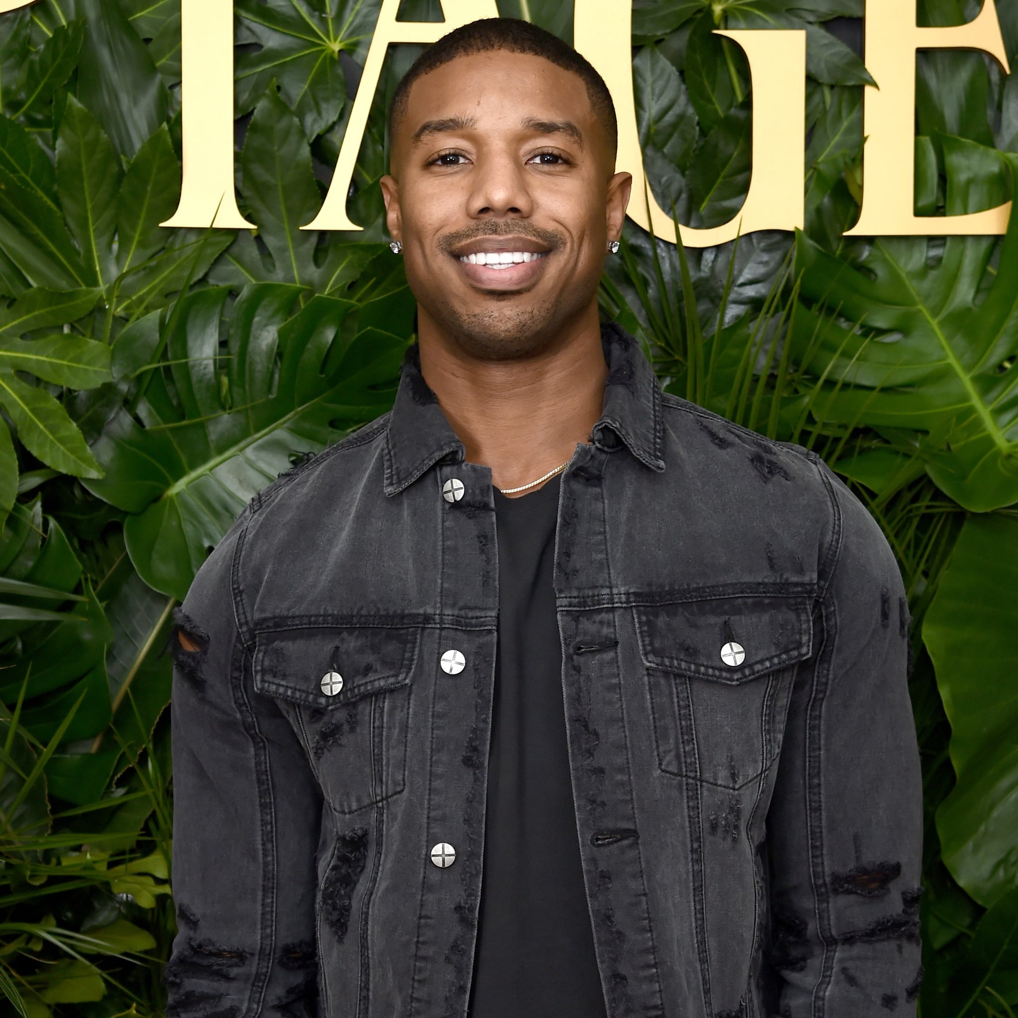Michael b jordan sales black panther jean jacket