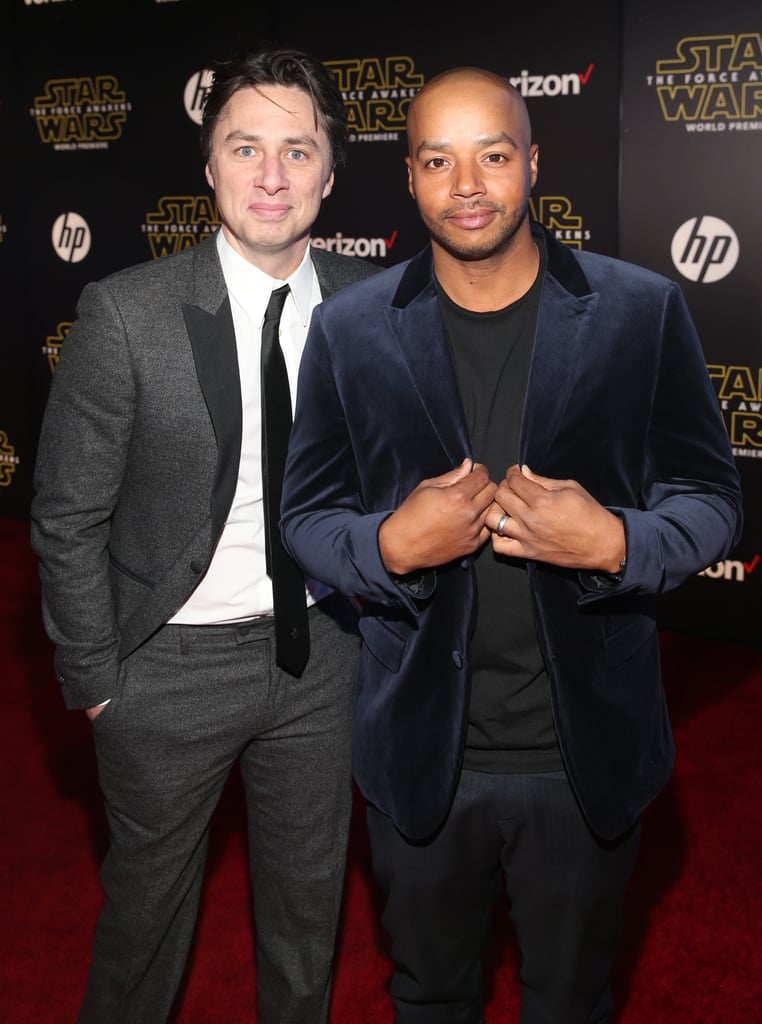 Per E! News, Donald Faison chose his BFF and former "Scrubs" costar Zach Braff to be the godfather to son Rocco and daughter Wilder, who he shares with wife CaCee Cobb.