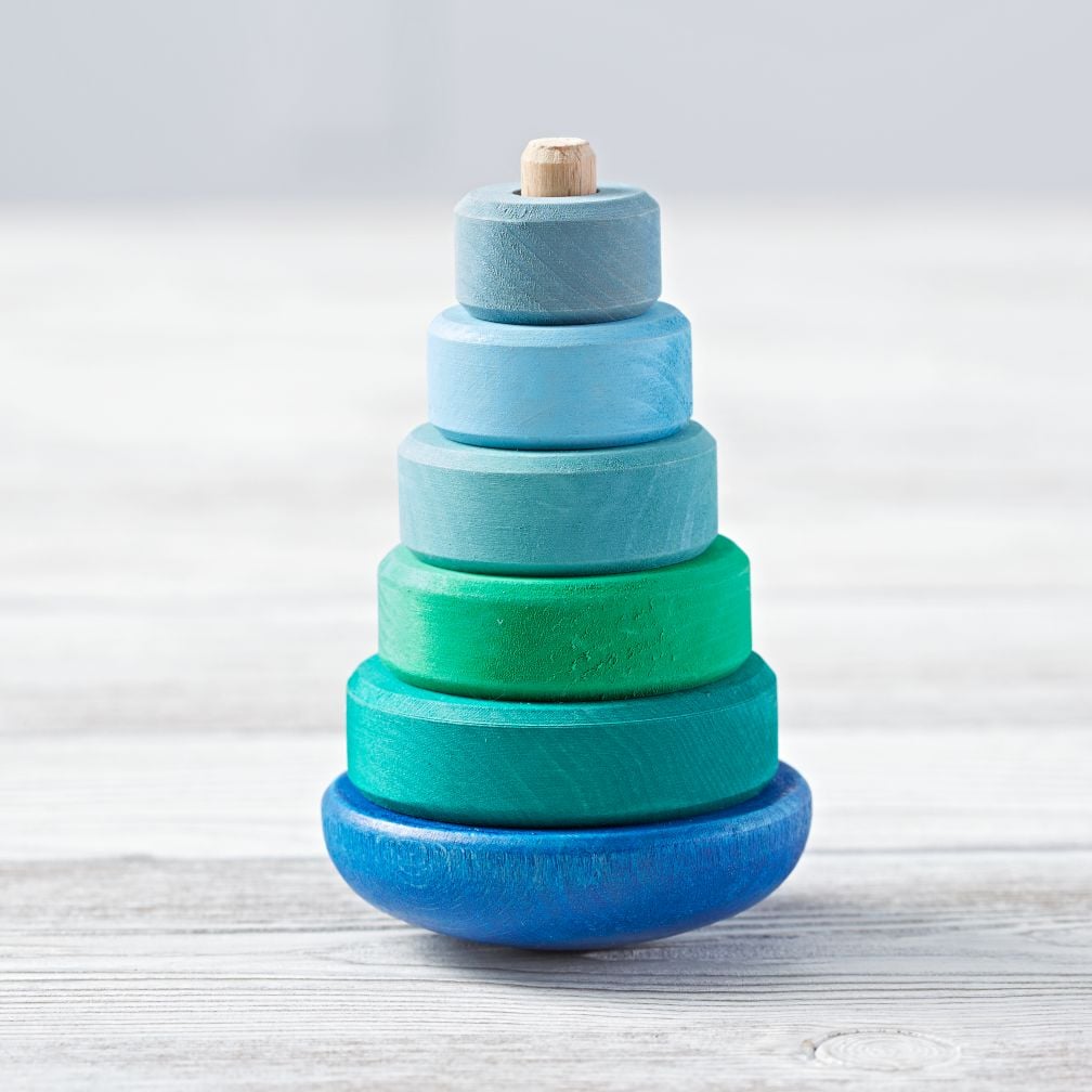 Little Blue Wobbly Stacker