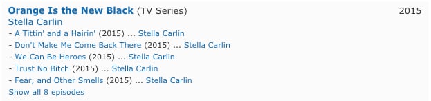 Exhibit G: Her IMDB Page