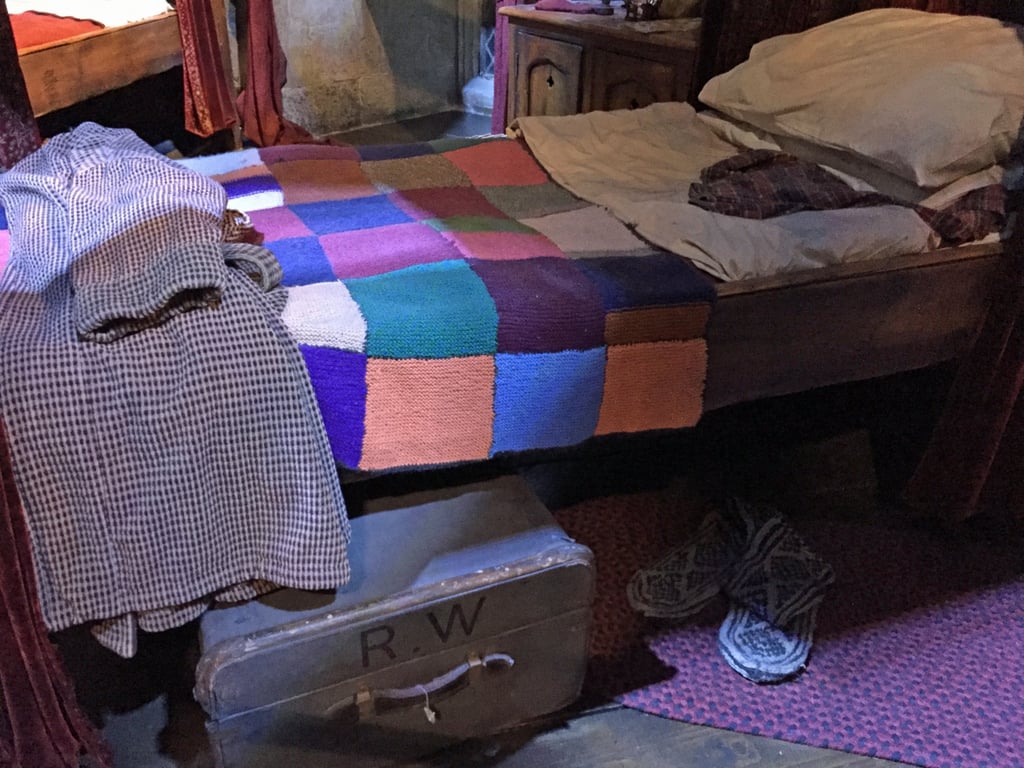 They added more personal props to the characters' beds as the films progressed.