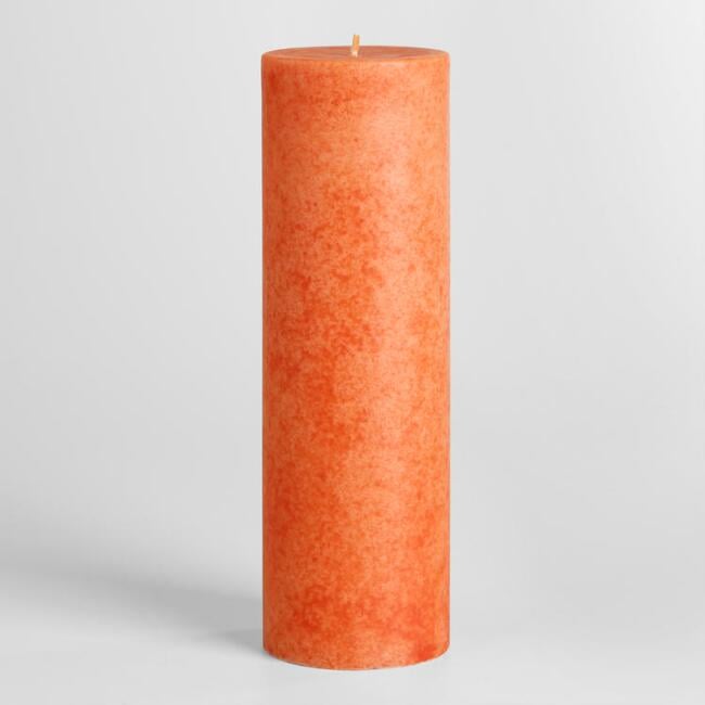 Mexican Pumpkin Pillar Candle