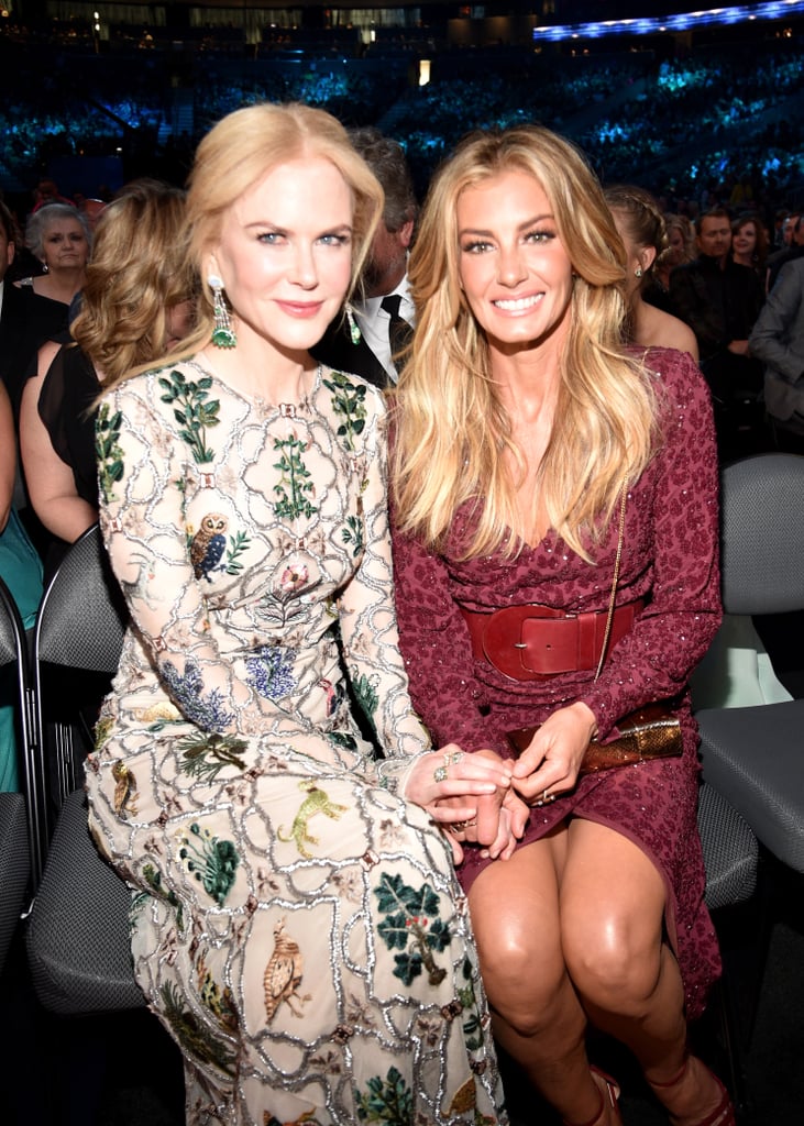 Nicole Kidman and Faith Hill at the 2017 ACM Awards