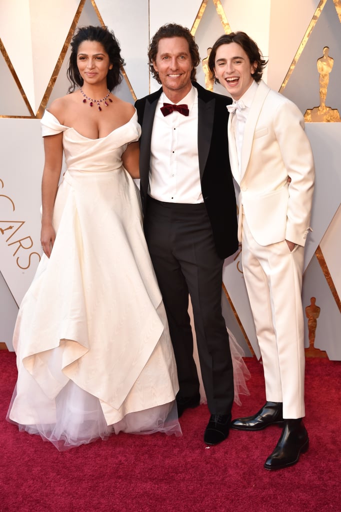 Matthew MCconaughey and Camila Alves at the 2018 Oscars