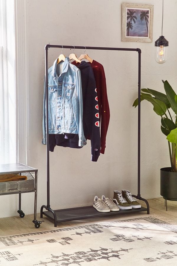 A Minimalist Clothing Rack: Pipe Clothing Rack