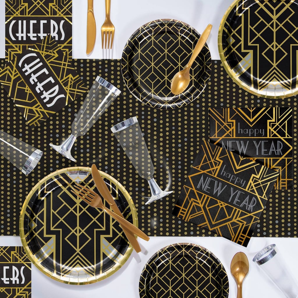 For Food and Entertaining: Decorative New Year Deluxe Party Supplies Kit