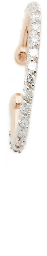 This Kismet by Milka Circle Cuff Single Earring ($630) features tiny diamonds.