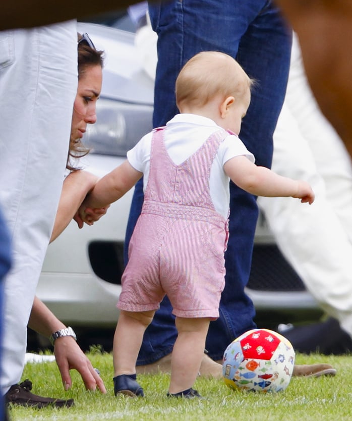 Prince George Playing Soccer