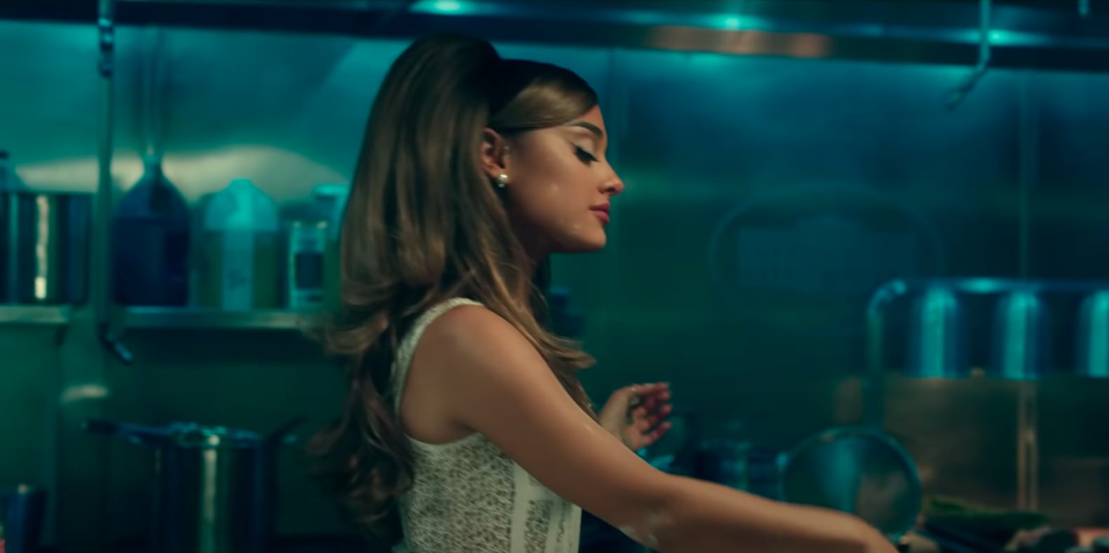 See Ariana Grande's 1960sInspired Hairstyles in "Positions" PS Beauty(00)