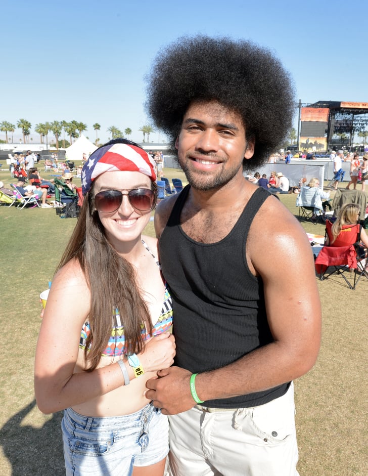 A Couple Smiled Together At Stagecoach Cute Couples At Summer Music Festivals Popsugar Love 1839