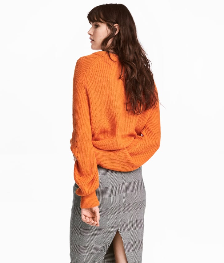 h and m knit vest