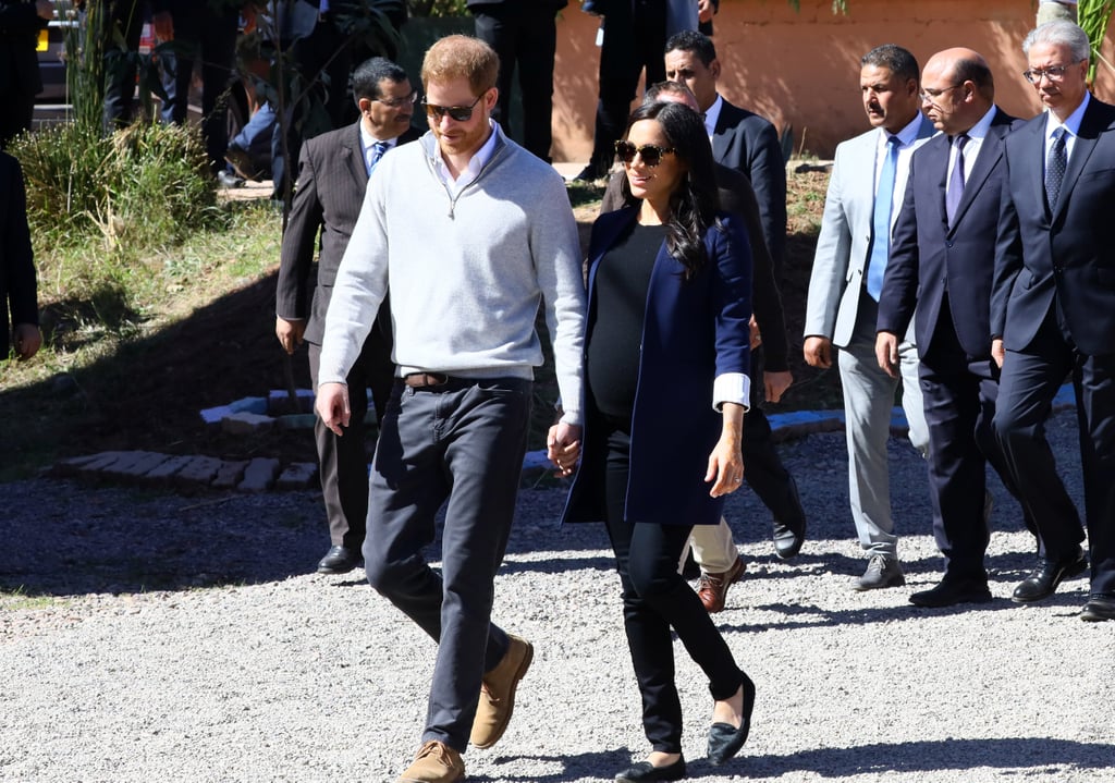 Meghan Markle Wearing Birdies Shoes in Morocco 2019