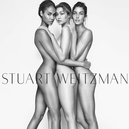 Gigi Hadid Naked in Stuart Weitzman Campaign