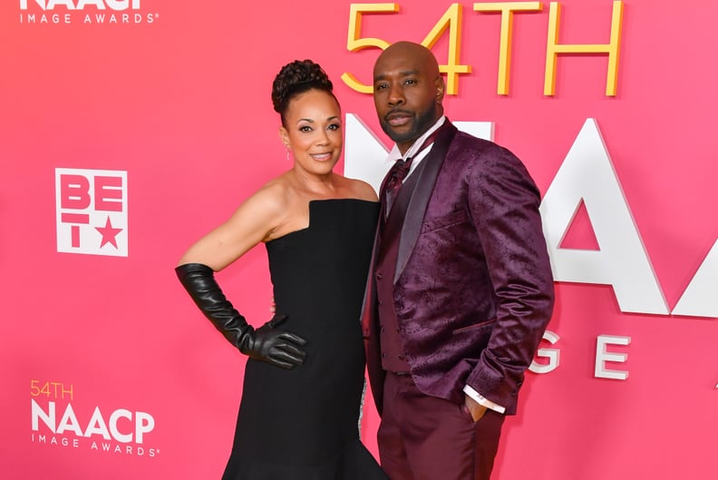Pam Byse and Morris Chestnut at the 2023 NAACP Image Awards