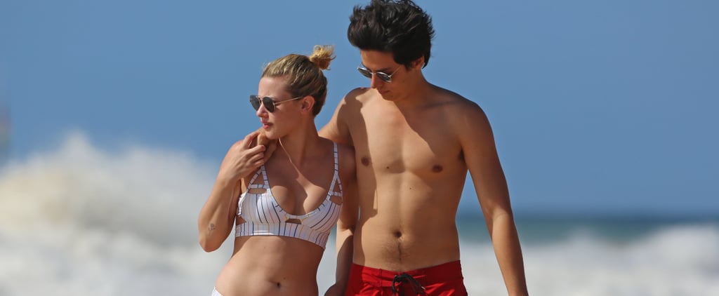 Riverdale's Cole Sprouse and Lili Reinhart Show Sweet Beach PDA