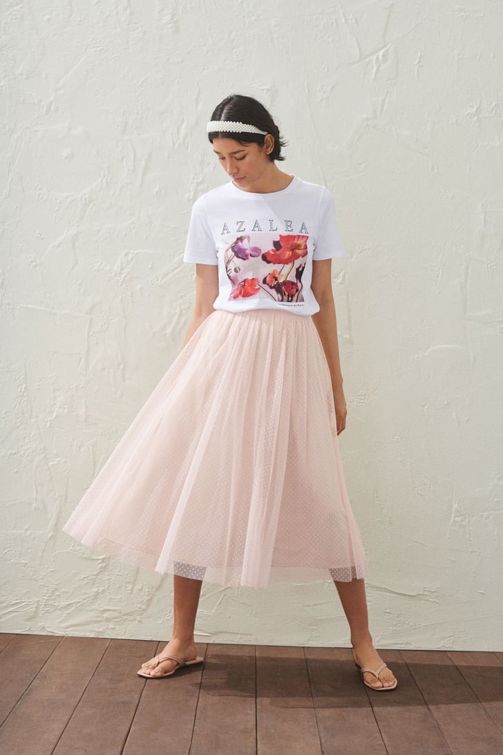 Dotted Tulle Skirt
