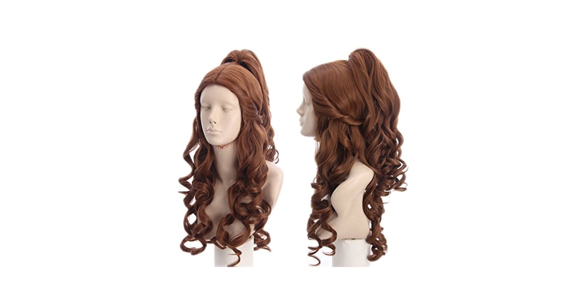 Curly Brown Halloween Cosplay Wig With Ponytail | Best ...