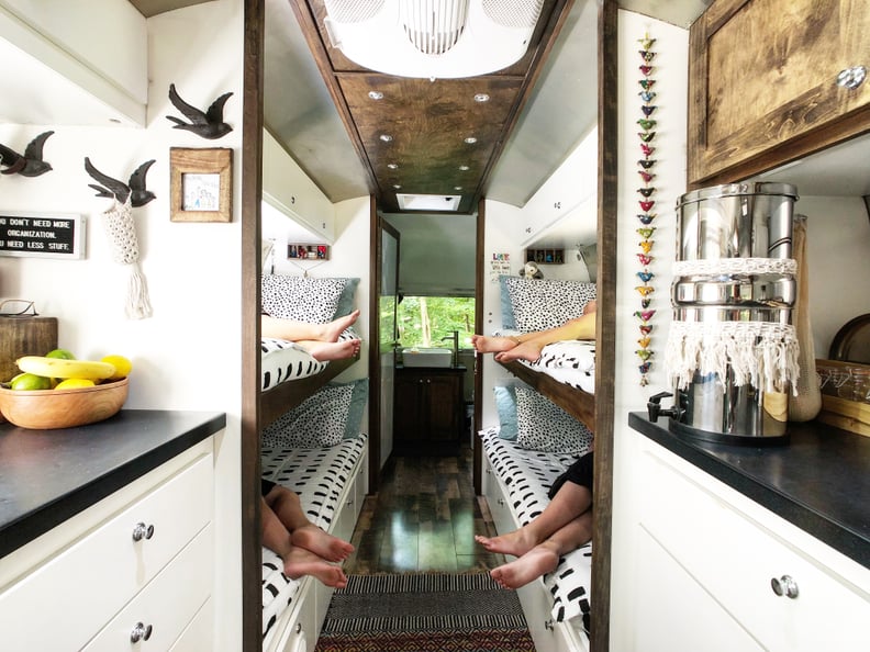 Family of Six Lives in Airstream Trailer