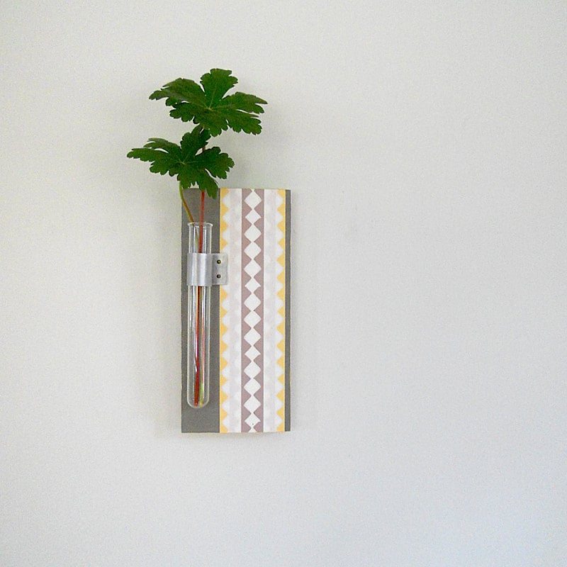 The Twig Wall Vase ($38) would add pattern pop to your wall.
The Twig Wall Vase ($38) would add pattern pop to your wall.