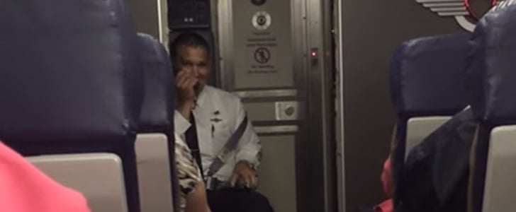 Flight Attendant Re-Creates Top Gun For Takeoff