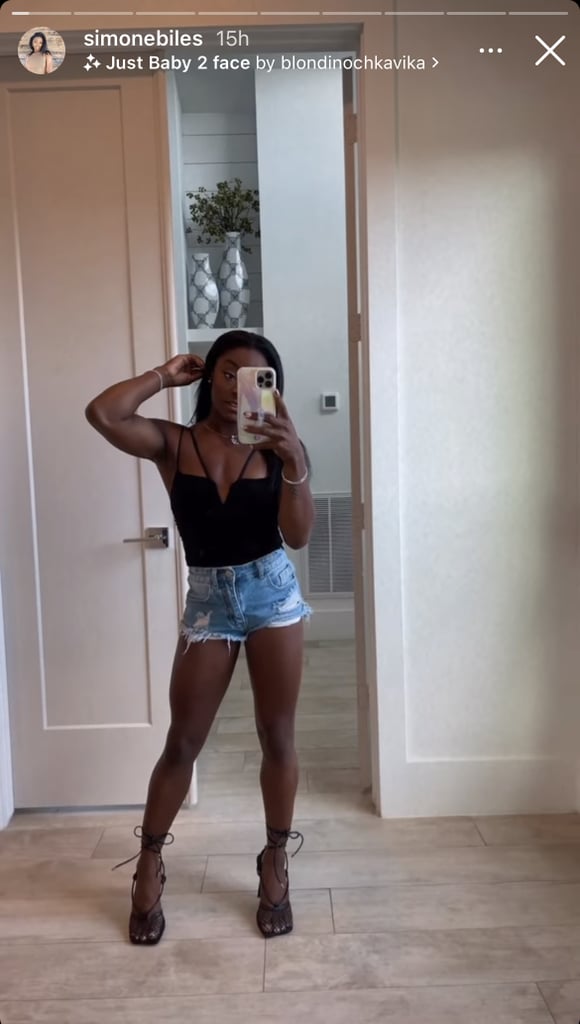 See Simone Biles's '90s-Inspired Corset and Cutoff Shorts