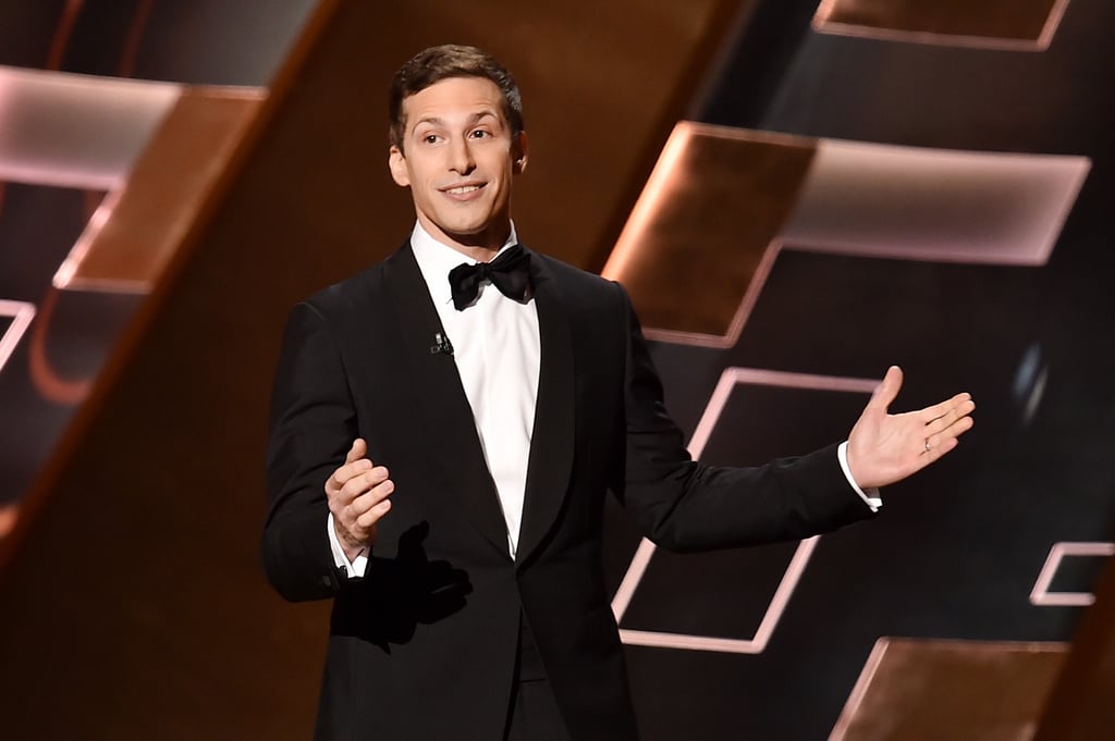 Laugh all over again at Andy Samberg's opening number.
Witness all the sick burns in Andy's hilarious opening monologue.

Find out how Allison Williams reacted to Andy's joke about THAT Girls scene.
Wipe your tears after Jeffrey Tambor's emotional acceptance speech, which he dedicated to the transgender community.